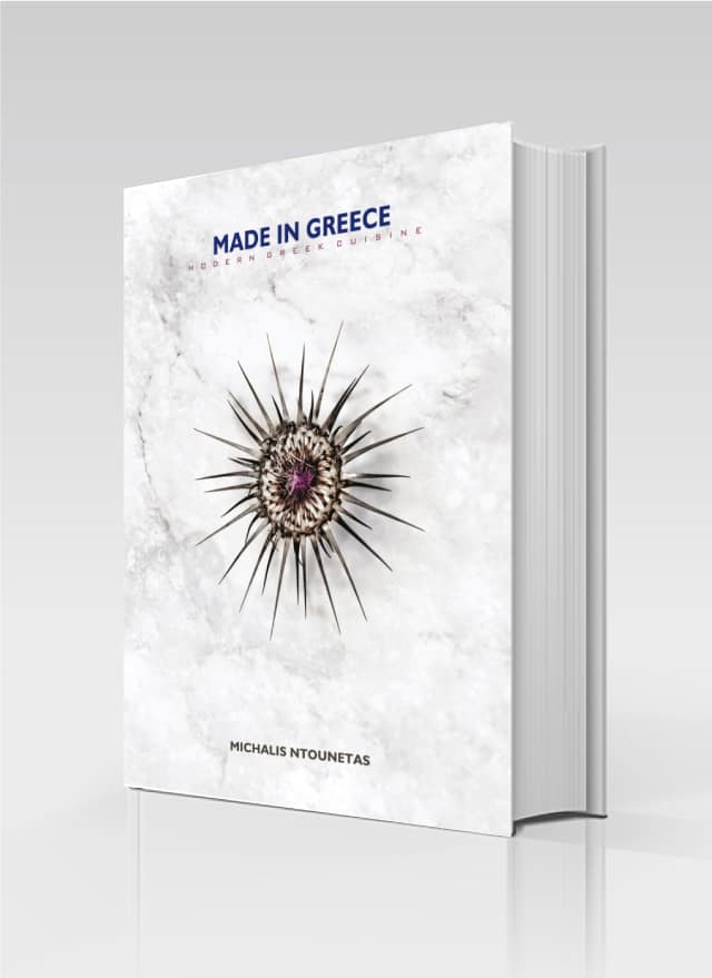 Book with Recipes Made-in-Greece by the chef Michalis Ntounetas