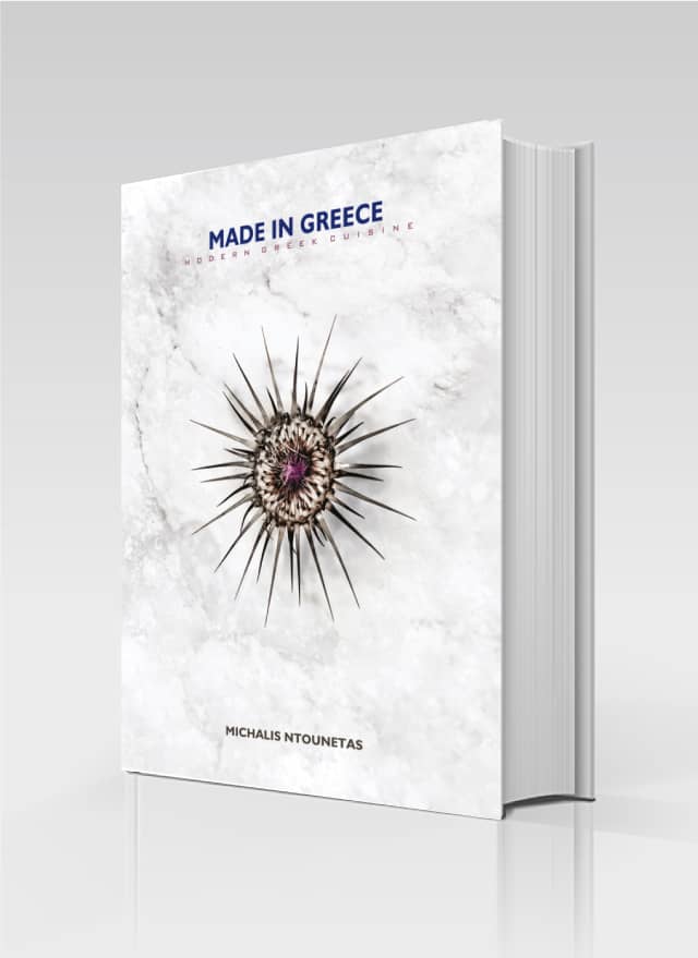 Book with Recipes Made-in-Greece by the chef Michalis Ntounetas